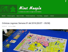 Tablet Screenshot of misutmeeple.com